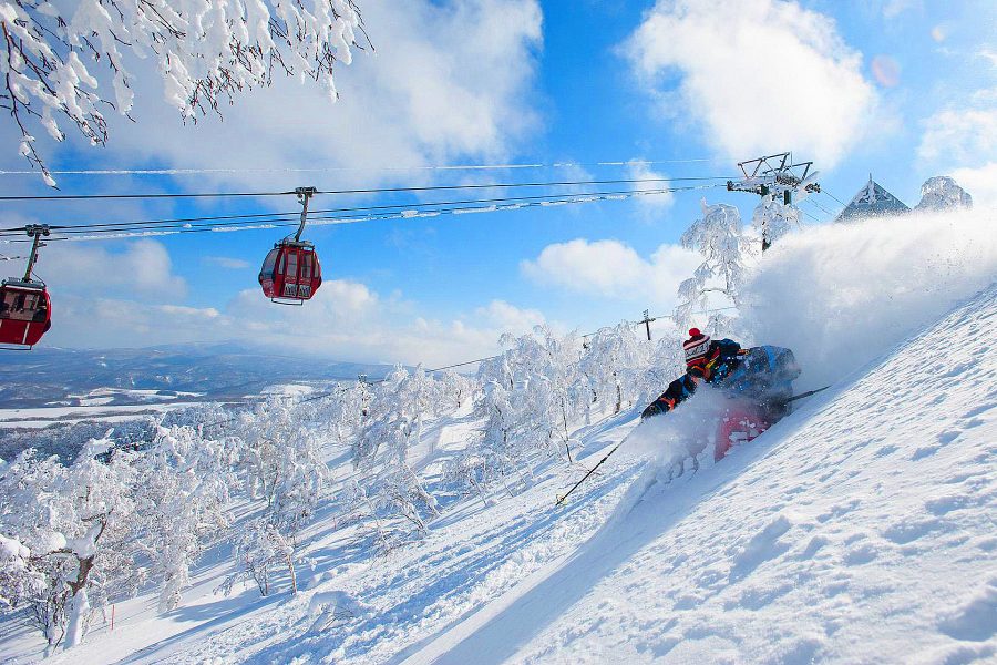 北海道　スキー場　ルスツ　スノーボード　スノボ